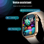 Smartwatch sportivo QX17 da 2,01 pollici con display IPS e GPS/bussola integrati, ideale per attività all'aperto.