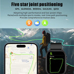 Smartwatch sportivo QX17 da 2,01 pollici con display IPS e GPS/bussola integrati, ideale per attività all'aperto.