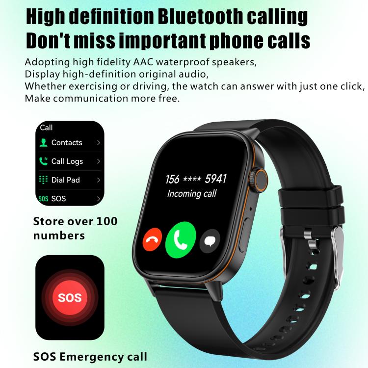 Smartwatch sportivo QX17 da 2,01 pollici con display IPS e GPS/bussola integrati, ideale per attività all'aperto.