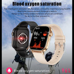 Smartwatch sportivo QX17 da 2,01 pollici con display IPS e GPS/bussola integrati, ideale per attività all'aperto.