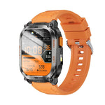 Smartwatch sportivo GPS QX18 con display da 2,01 pollici e cardiofrequenzimetro integrato, ideale per attività all'aperto.