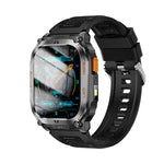 Smartwatch sportivo GPS QX18 con display da 2,01 pollici e cardiofrequenzimetro integrato, ideale per attività all'aperto.