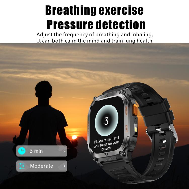 Smartwatch sportivo GPS QX18 con display da 2,01 pollici e cardiofrequenzimetro integrato, ideale per attività all'aperto.