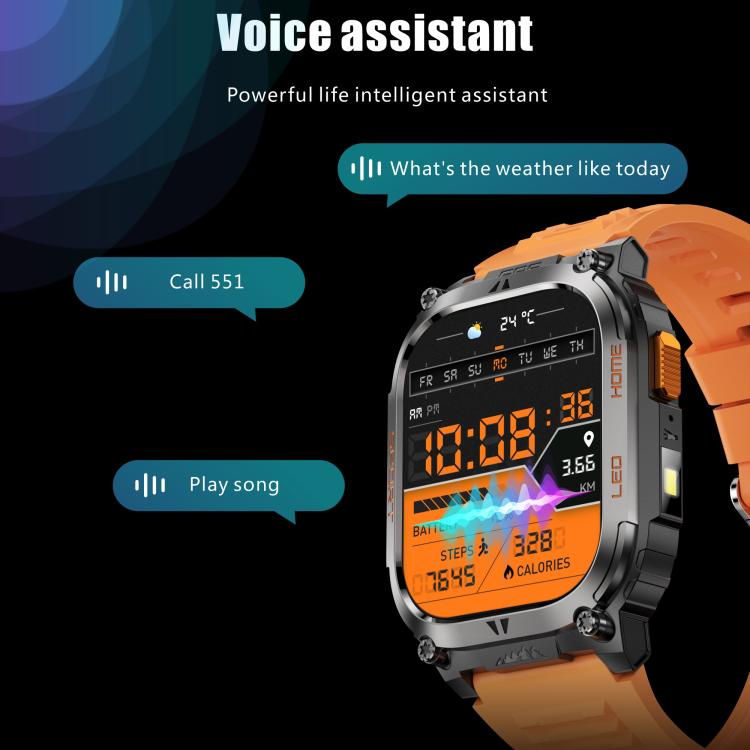 Smartwatch sportivo GPS QX18 con display da 2,01 pollici e cardiofrequenzimetro integrato, ideale per attività all'aperto.