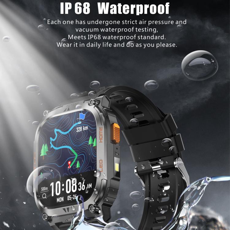 Smartwatch sportivo GPS QX18 con display da 2,01 pollici e cardiofrequenzimetro integrato, ideale per attività all'aperto.