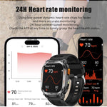 Smartwatch sportivo GPS QX18 con display da 2,01 pollici e cardiofrequenzimetro integrato, ideale per attività all'aperto.