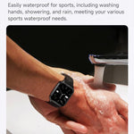 Smartwatch sportivo T15 con display TFT da 1,83 pollici, certificazione IP67 e monitoraggio della salute integrato.