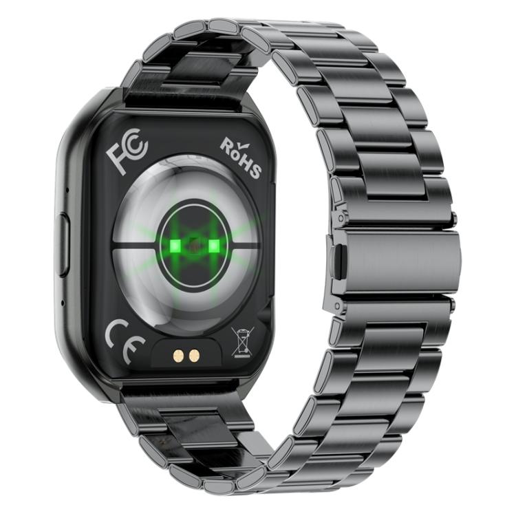 Smartwatch QS66 da 1,83 pollici, supporta chiamate Bluetooth, monitoraggio della frequenza cardiaca e dell'ossigeno nel sangue.