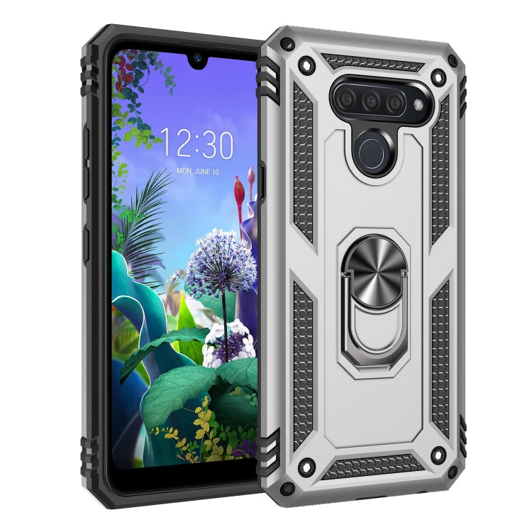 Custodia protettiva antiurto in TPU + PC con supporto girevole a 360 gradi, For LG Aristo 2, For LG Aristo 5, For Xiaomi Redmi K20, For LG K30, For LG K40, For LG K50 & Q60