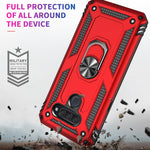 Custodia protettiva antiurto in TPU + PC con supporto girevole a 360 gradi, For LG Aristo 2, For LG Aristo 5, For Xiaomi Redmi K20, For LG K30, For LG K40, For LG K50 & Q60
