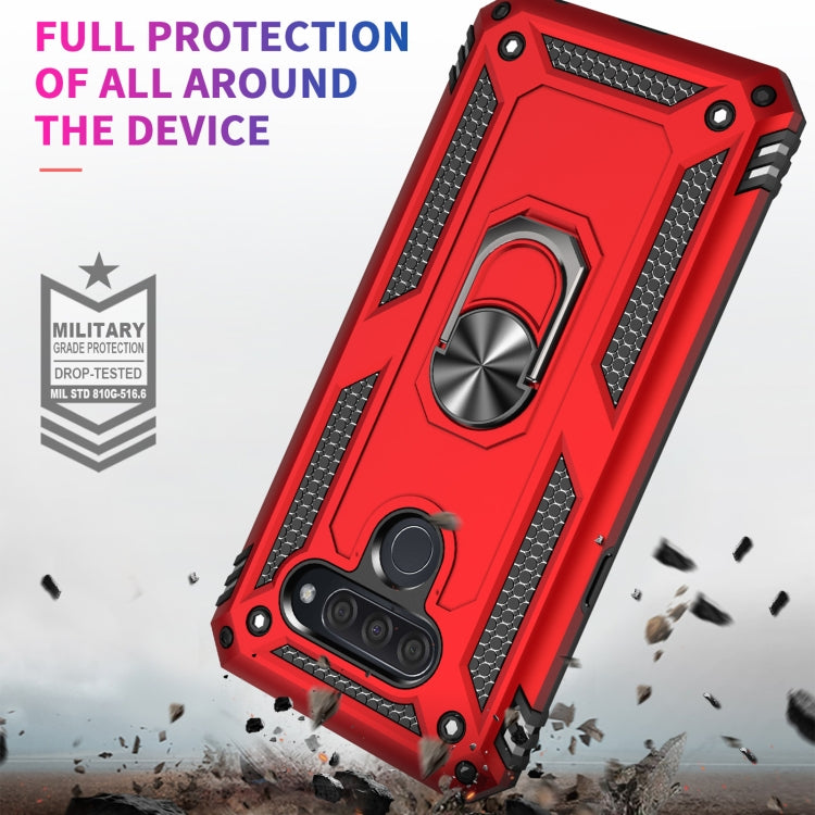 Custodia protettiva antiurto in TPU + PC con supporto girevole a 360 gradi, For LG Aristo 2, For LG Aristo 5, For Xiaomi Redmi K20, For LG K30, For LG K40, For LG K50 & Q60