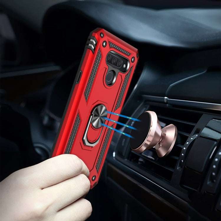 Custodia protettiva antiurto in TPU + PC con supporto girevole a 360 gradi, For LG Aristo 2, For LG Aristo 5, For Xiaomi Redmi K20, For LG K30, For LG K40, For LG K50 & Q60