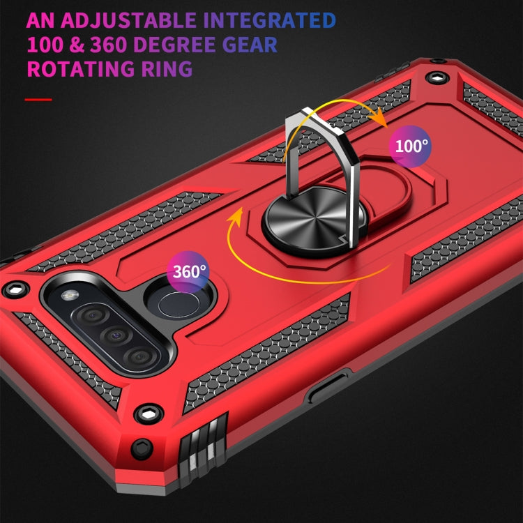 Custodia protettiva antiurto in TPU + PC con supporto girevole a 360 gradi, For LG Aristo 2, For LG Aristo 5, For Xiaomi Redmi K20, For LG K30, For LG K40, For LG K50 & Q60