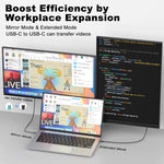 Cavo Type-C a HDMI e Type-C 4K 30Hz 2m Onten UC956