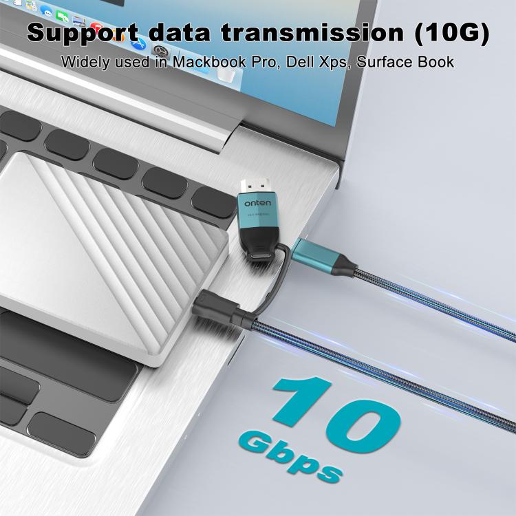 Cavo Type-C a HDMI e Type-C 4K 30Hz 2m Onten UC956