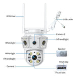 Telecamera di sorveglianza K30 1080P con 3 schermi, K30