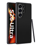 Custodia per telefono GKK con finitura effetto pelle metallizzata e cuciture a vista., For Samsung Galaxy S26 Ultra 5G