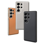 Custodia per telefono GKK con finitura effetto pelle metallizzata e cuciture a vista., For Samsung Galaxy S26 Ultra 5G