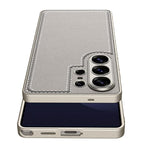 Custodia per telefono GKK con finitura effetto pelle metallizzata e cuciture a vista., For Samsung Galaxy S26 Ultra 5G