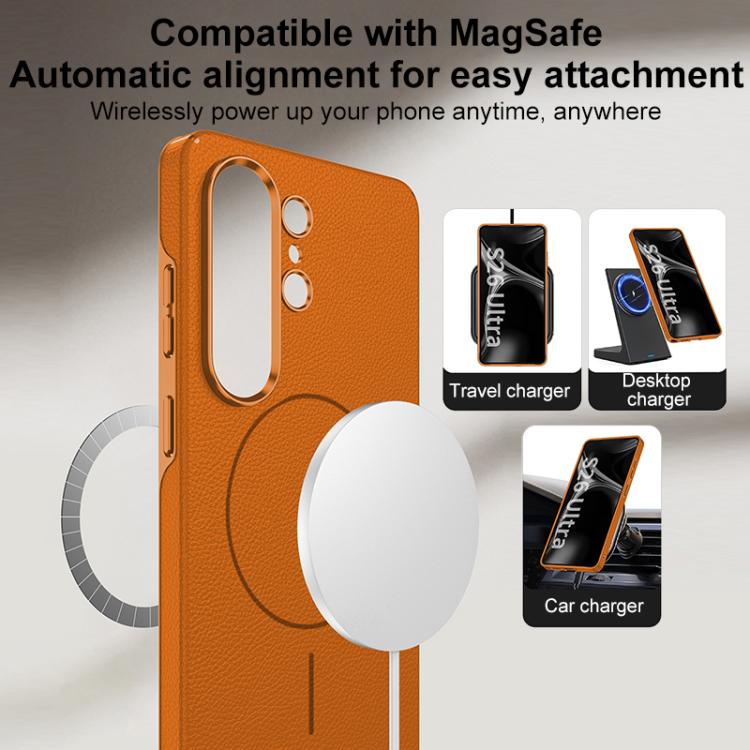 Custodia per telefono GKK Four Curves in ecopelle con anello magnetico sottile e copertura completa, For Samsung Galaxy S26 Ultra 5G