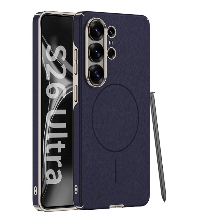 Custodia per telefono GKK Four Curves in ecopelle con anello magnetico sottile e copertura completa, For Samsung Galaxy S26 Ultra 5G