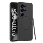 Custodia per telefono GKK Four Curves in ecopelle con anello magnetico sottile e copertura completa, For Samsung Galaxy S26 Ultra 5G