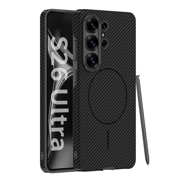 Custodia per telefono GKK Four Curves in ecopelle con anello magnetico sottile e copertura completa, For Samsung Galaxy S26 Ultra 5G