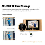 RH-TPD08 Spioncino elettronico con display da 2,8 pollici 720P e videocitofono wireless 2.4G