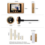 RH-TPD08 Spioncino elettronico con display da 2,8 pollici 720P e videocitofono wireless 2.4G
