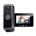Videocitofono intelligente Tuya RH-TPD10-W con schermo IPS da 4 pollici, audio bidirezionale e Wi-Fi.
