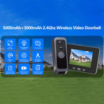 Videocitofono intelligente Tuya RH-TPD10-W con schermo IPS da 4 pollici, audio bidirezionale e Wi-Fi.