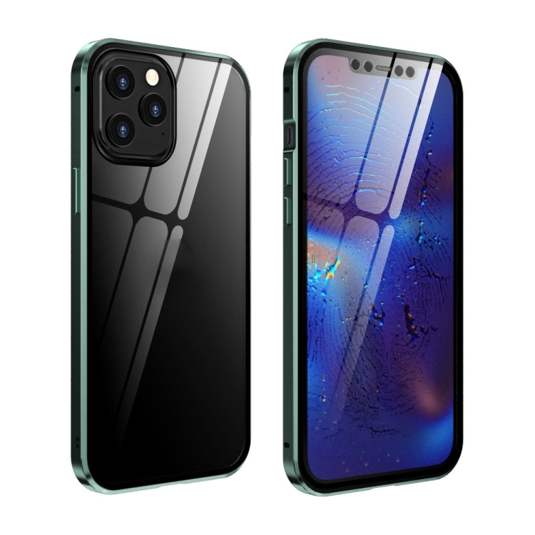Custodia magnetica in vetro temperato per iPhone 12 e 12 Pro Max