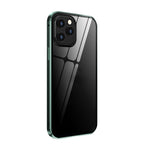 Custodia magnetica in vetro temperato per iPhone 12 e 12 Pro Max