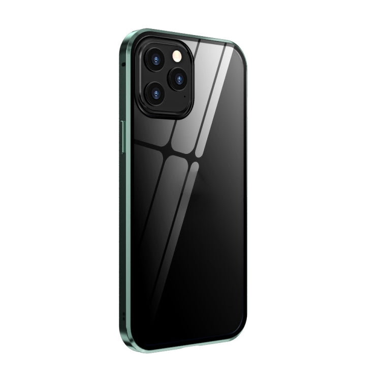 Custodia magnetica in vetro temperato per iPhone 12 e 12 Pro Max