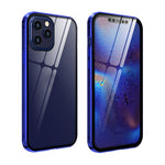 Custodia magnetica in vetro temperato per iPhone 12 e 12 Pro Max