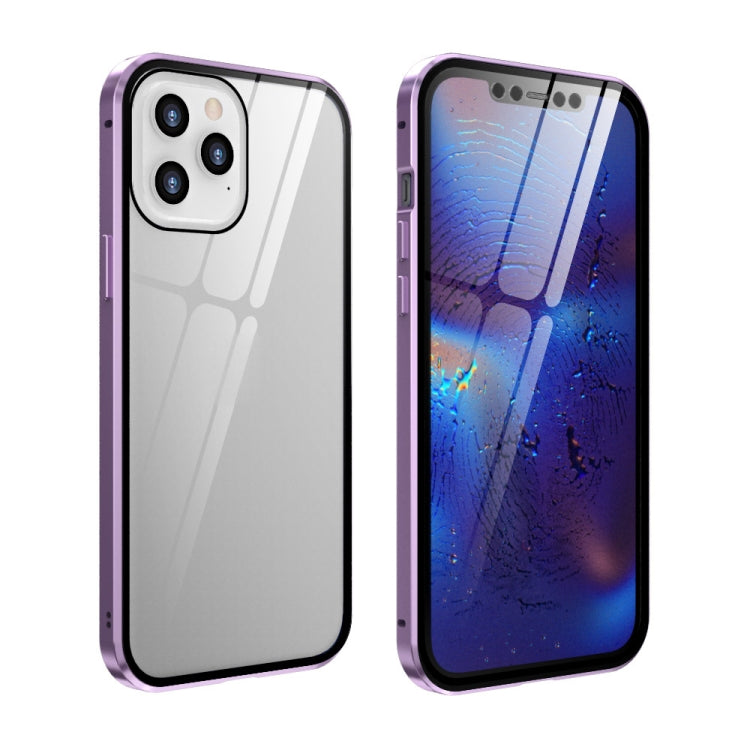 Custodia magnetica in vetro temperato per iPhone 12 e 12 Pro Max