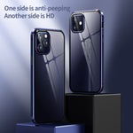 Custodia magnetica in vetro temperato per iPhone 12 e 12 Pro Max