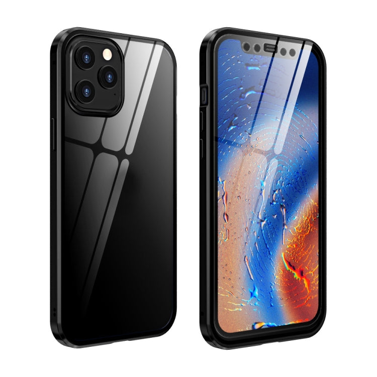 Custodia magnetica in vetro temperato per iPhone 12 e 12 Pro Max