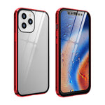 Custodia magnetica in vetro temperato per iPhone 12 e 12 Pro Max