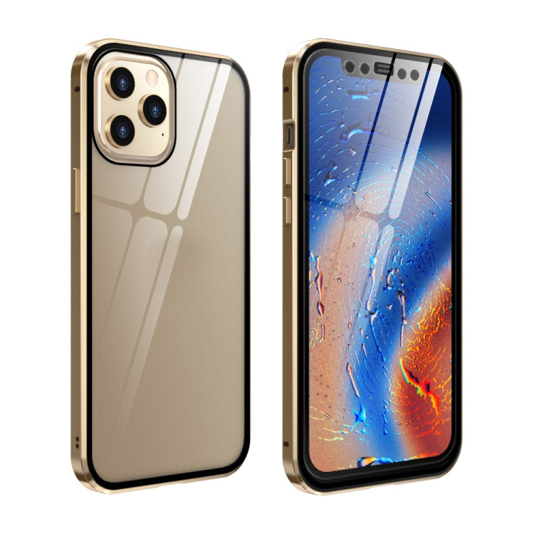 Custodia magnetica in vetro temperato per iPhone 12 e 12 Pro Max