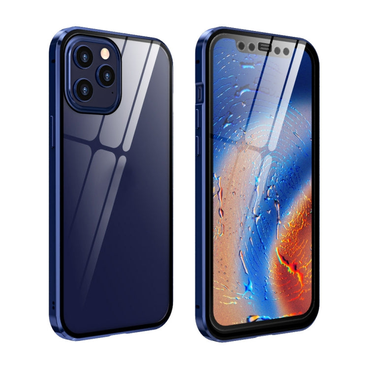 Custodia magnetica in vetro temperato per iPhone 12 e 12 Pro Max