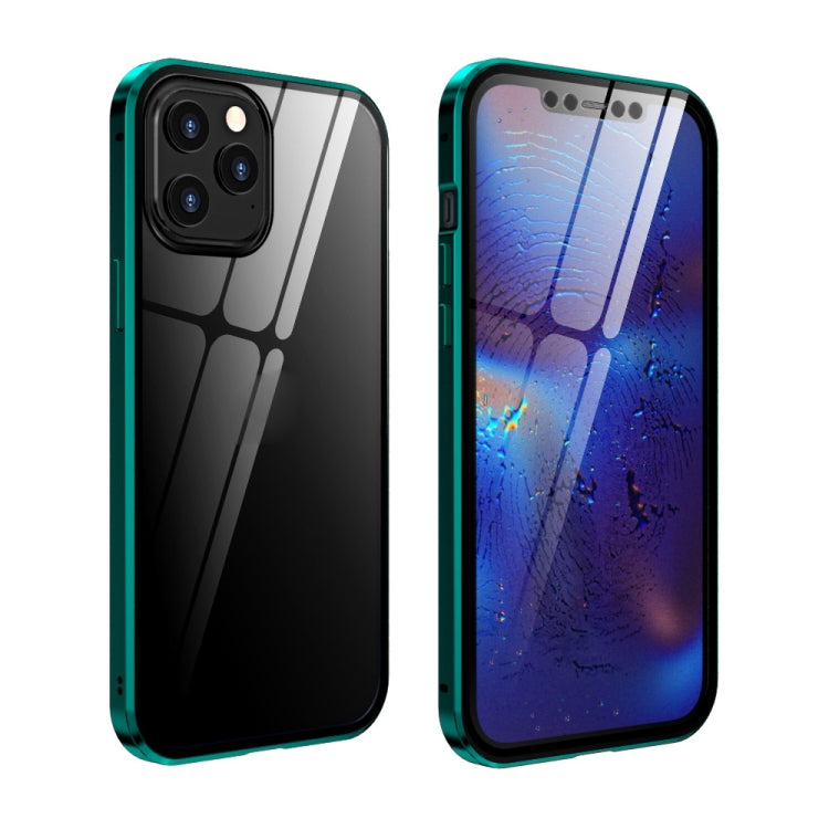 Custodia magnetica in vetro temperato per iPhone 12 e 12 Pro Max