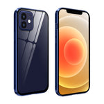 Custodia magnetica in vetro temperato per iPhone 12 e 12 Pro Max