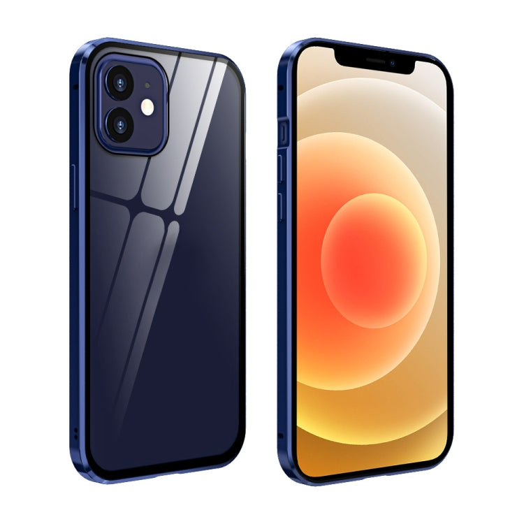 Custodia magnetica in vetro temperato per iPhone 12 e 12 Pro Max