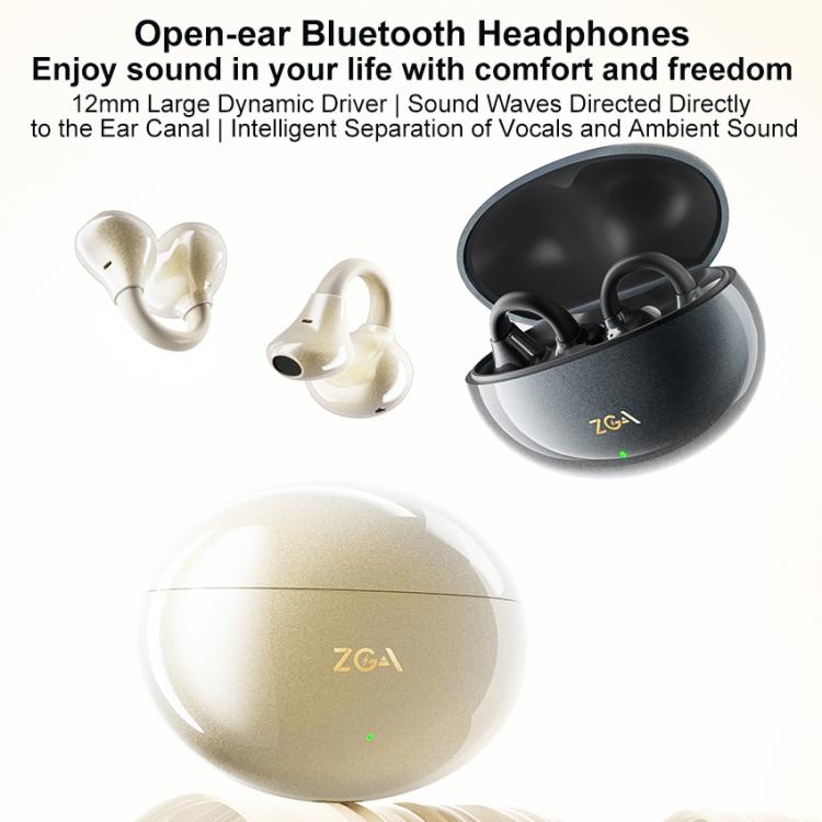 Auricolari wireless Bluetooth ZGA GS25 con clip auricolare, GS25