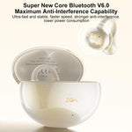 Auricolari wireless Bluetooth ZGA GS25 con clip auricolare, GS25