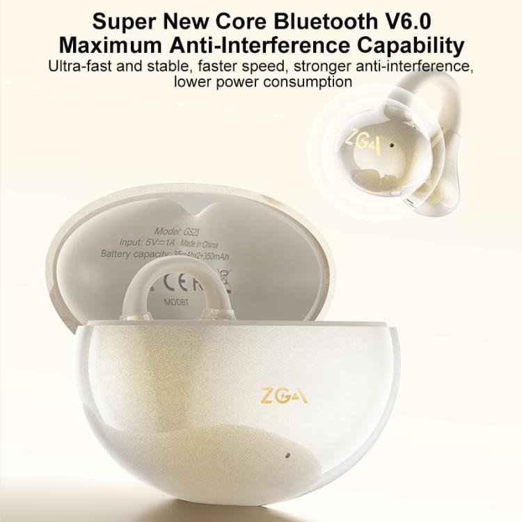 Auricolari wireless Bluetooth ZGA GS25 con clip auricolare, GS25