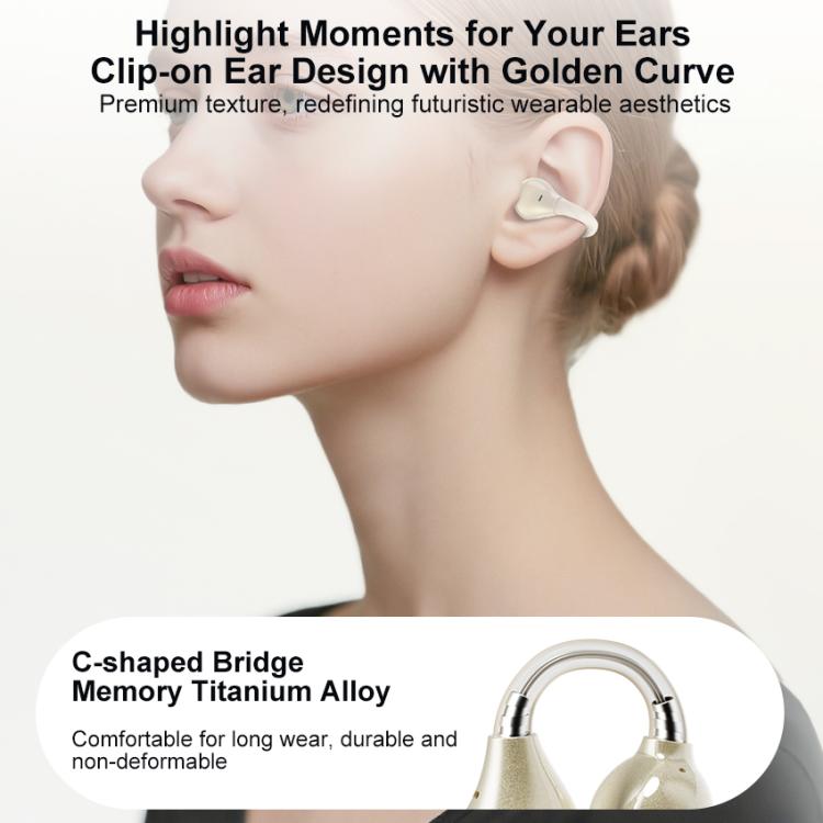 Auricolari wireless Bluetooth ZGA GS25 con clip auricolare, GS25