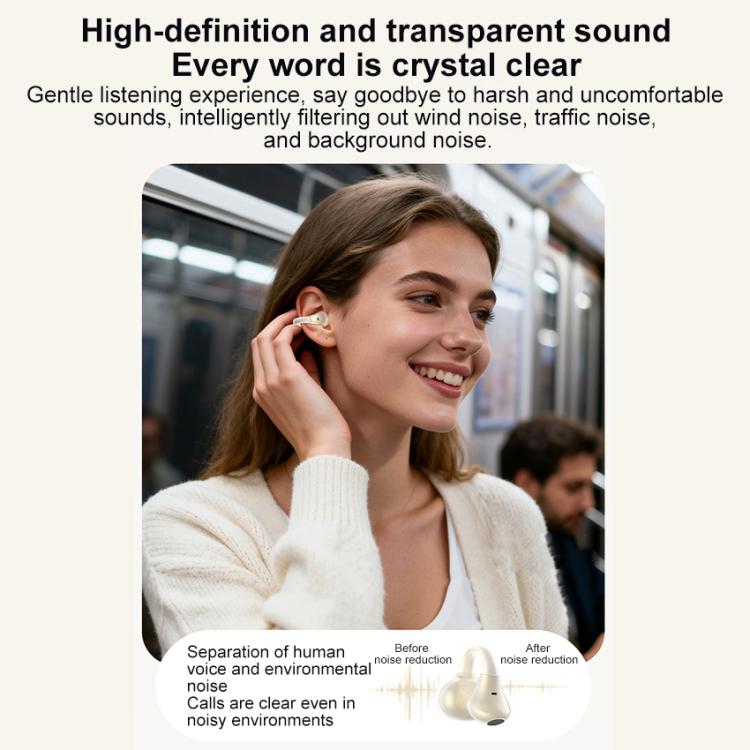 Auricolari wireless Bluetooth ZGA GS25 con clip auricolare, GS25