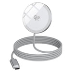 Caricabatterie wireless magnetico portatile QI2 da 25 W con interfaccia USB-C/Type-C.